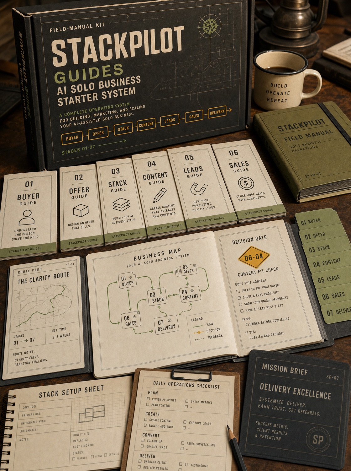 StackPilot AI Solo Business Starter System product kit